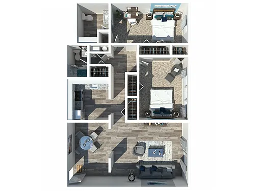 Floor plan Hampshire 2 Bedroom