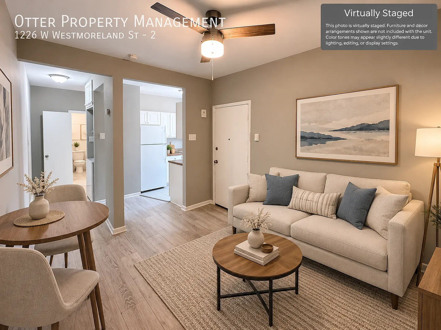 2BR/1BA Apartment with Private In-Unit Laundry — Photo 1