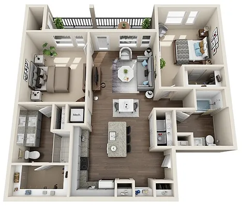 Floor plan The Bonnell