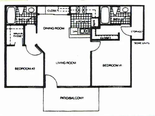 Floor plan 2X2 P