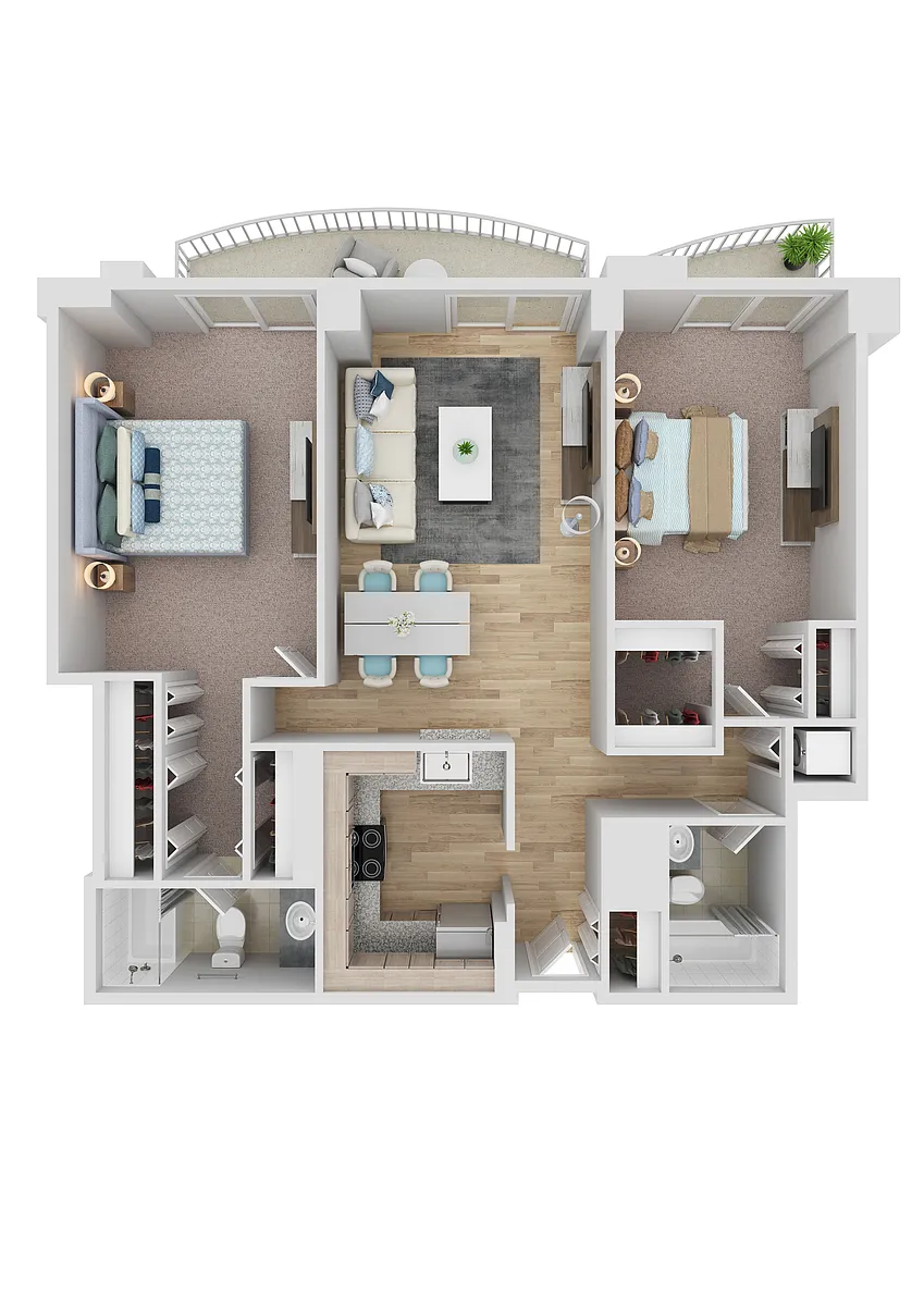 Floor plan Tier 6