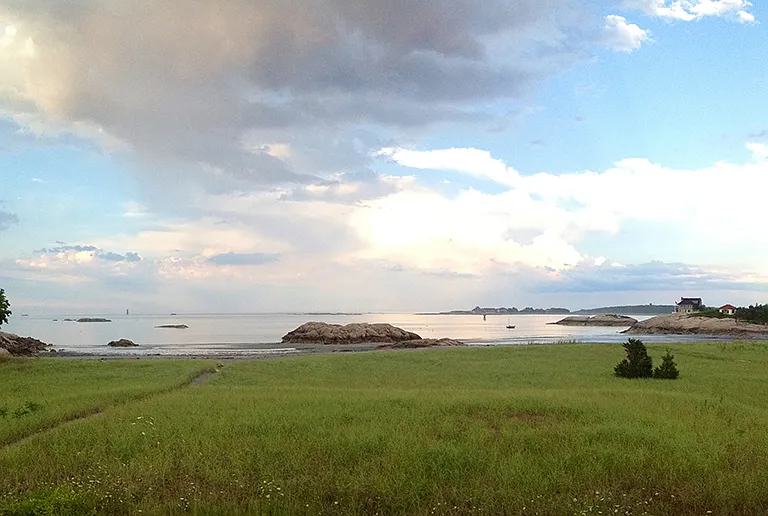 Beautiful Sandy Cove, a large private beach.