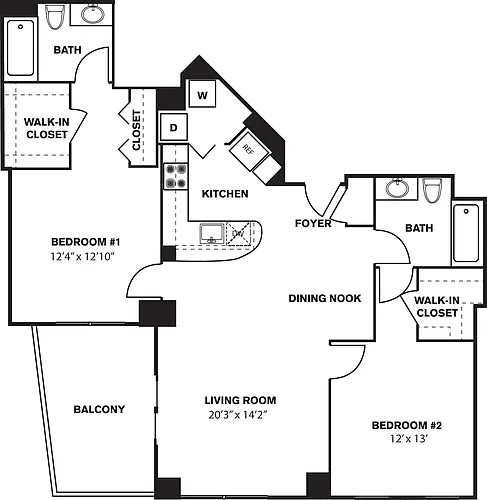 Floor plan Newton