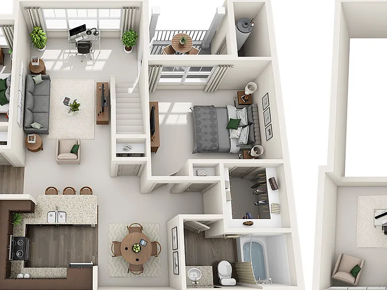 H floor plan The Reserve at the Boulevard