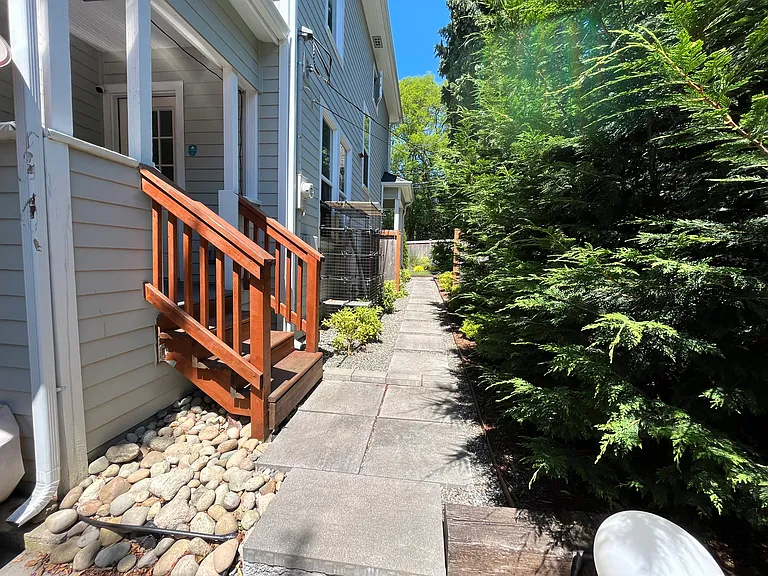 Lush landscaping and design choices make the yard a really nice place to be--fully fenced enclosed yard for kids, pets and added privacy