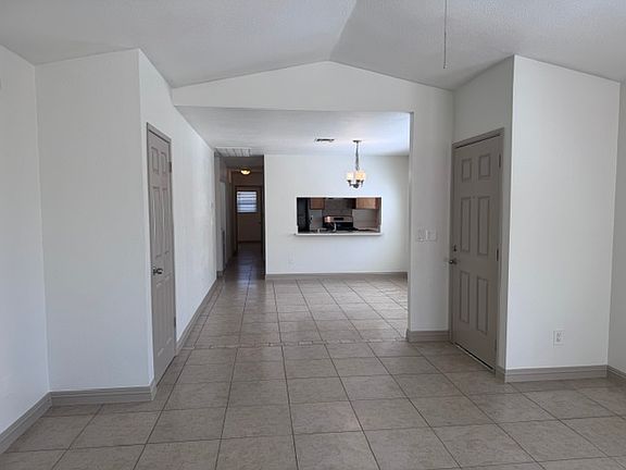 Front door / Dining / Kitchen combo View