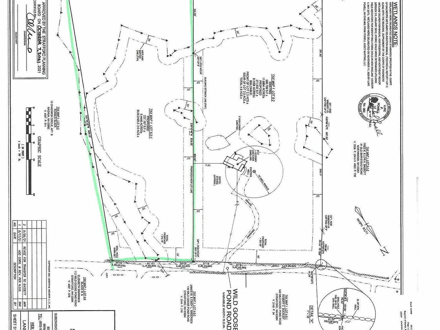 M1 Lot 521 Wild Goose Pond Road Map 1 Lot 521, Strafford, NH 03884