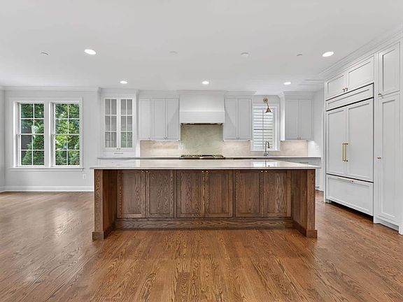 Island anchors the open plan naturally