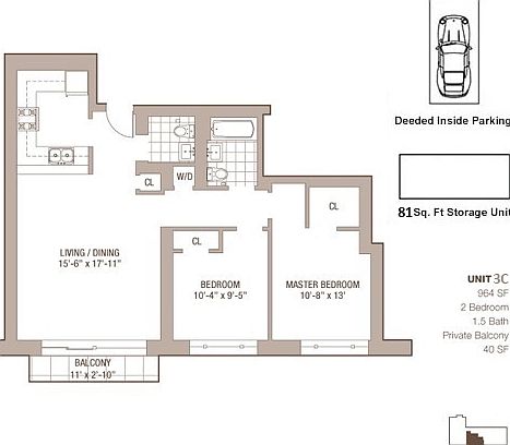 2nd image of 2002 5th Ave APT 3C