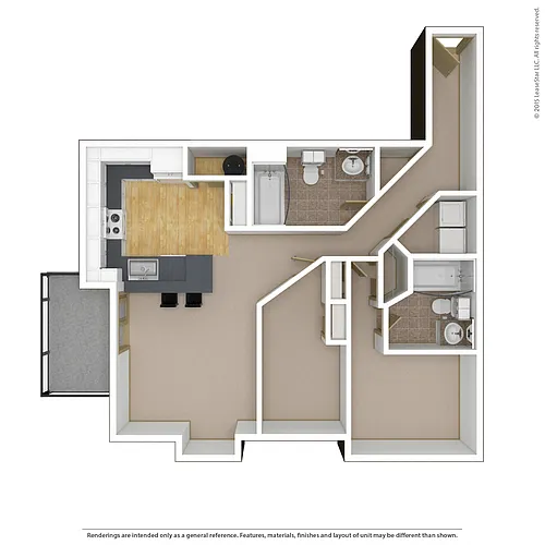 Floor plan 2x2d