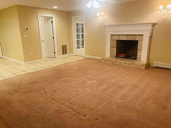 living room/den off kitchen
