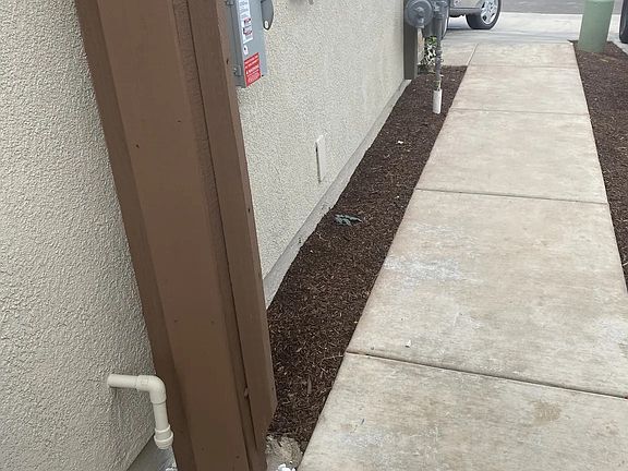 private entrance with gate