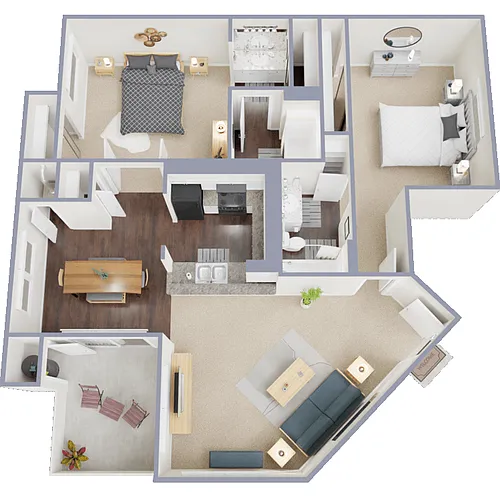Floor plan Plan D