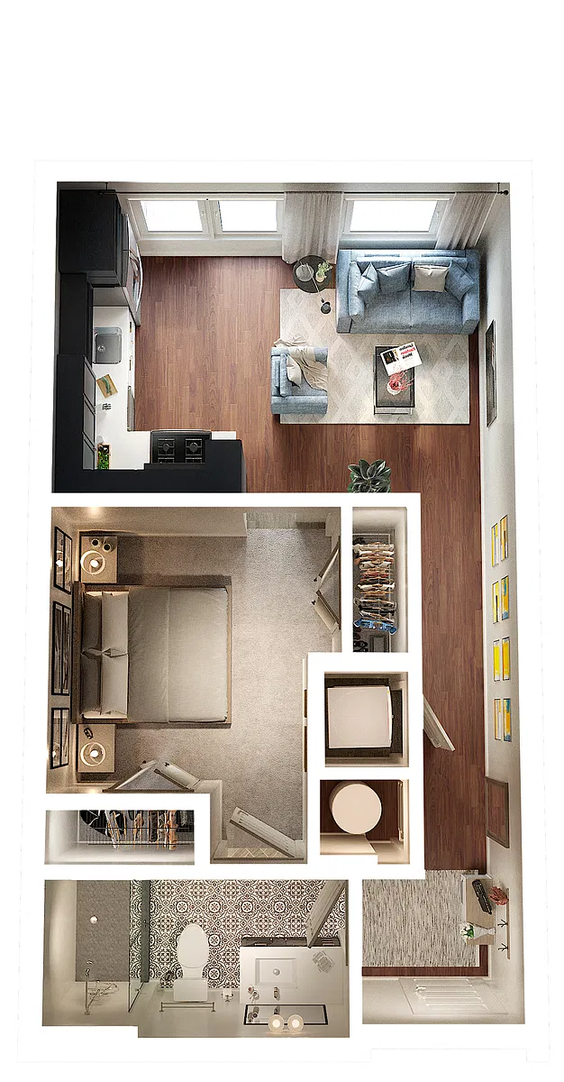 Floor plan A1B