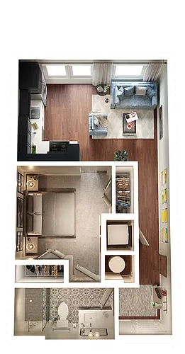 Floor plan A1B