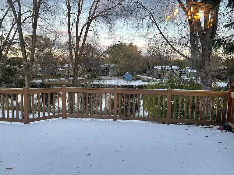 Back yard deck