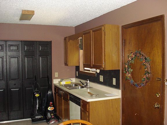 Kitchen with plenty of cabinets & counterspace. 