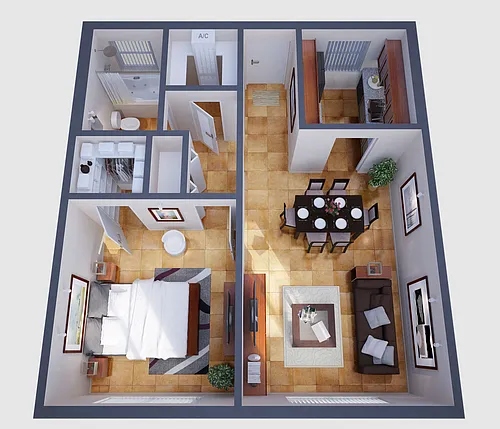 Floor plan Model A