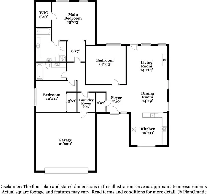 3 bed, 2.0 bath, 1618 sqft, $2,145 — Photo 2