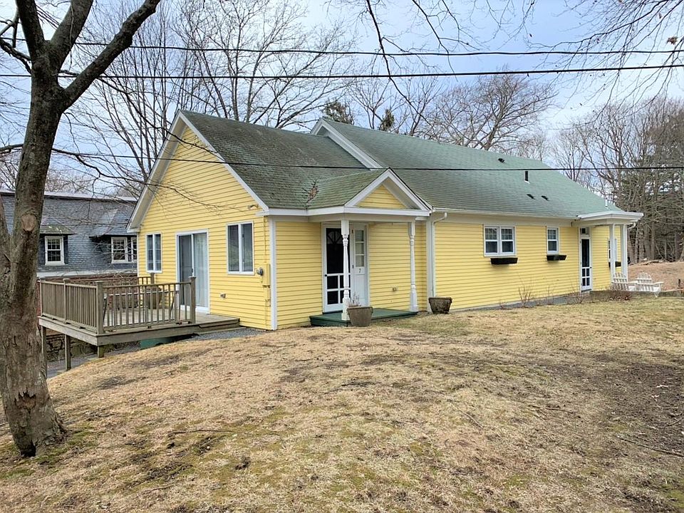 Front door of Cottage, attached deck