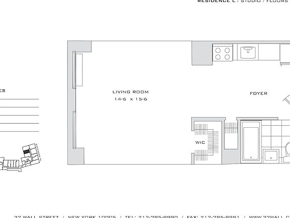 2nd image of 37 Wall St APT 5L