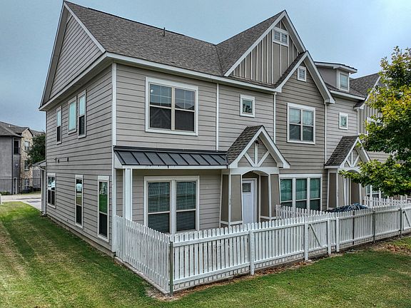 Fenced in back patio