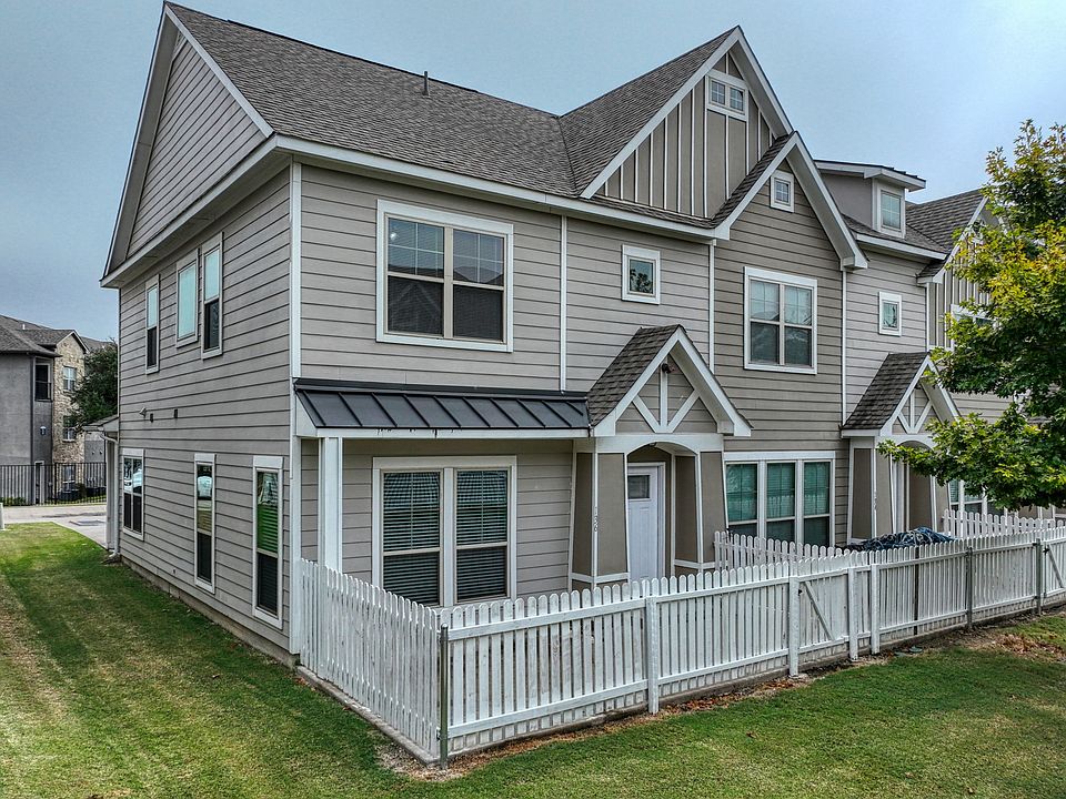 Fenced in back patio