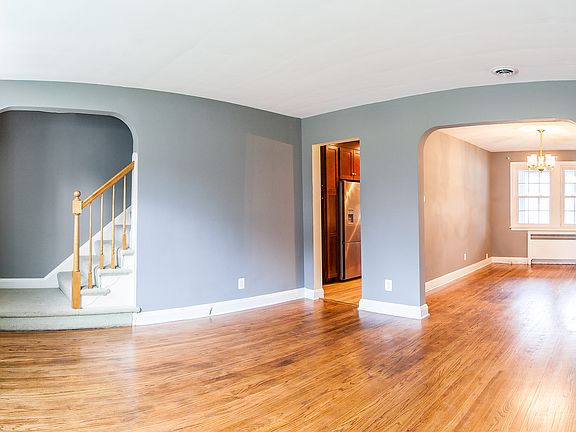 Amazing view of main level with fresh paint and newly refini