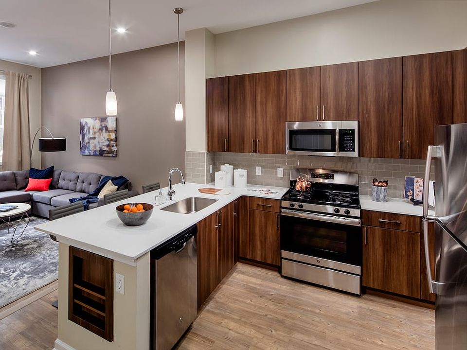 Kitchen and living area