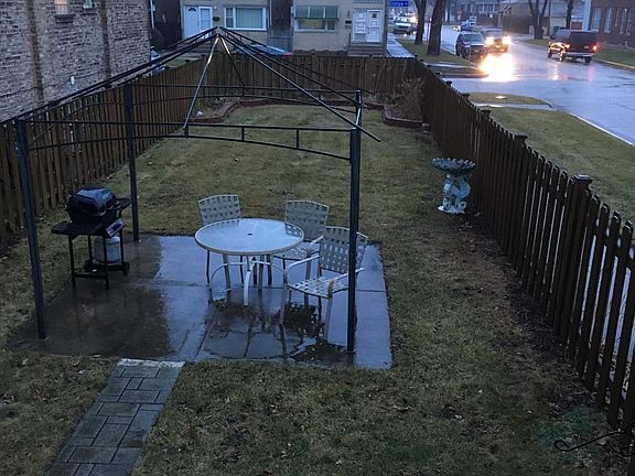 Fenced-in yard