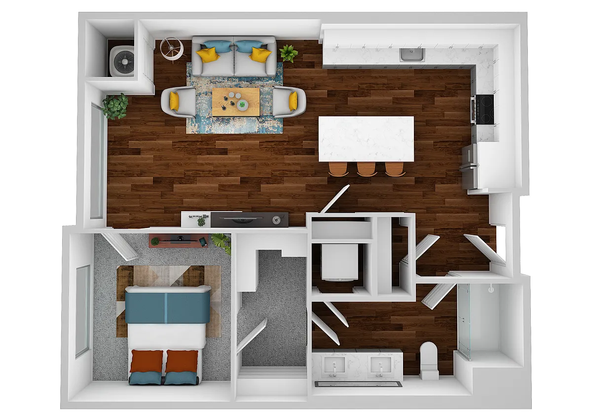 Floor plan B3 - Income Restrictions Apply