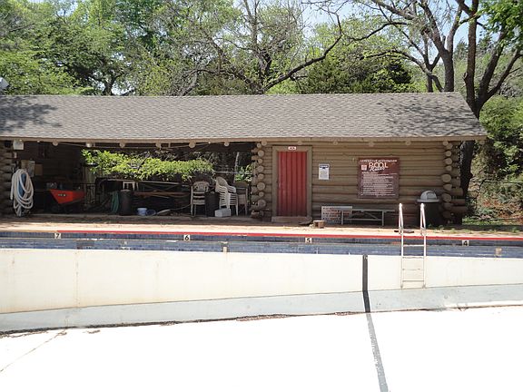 community pool with dressing