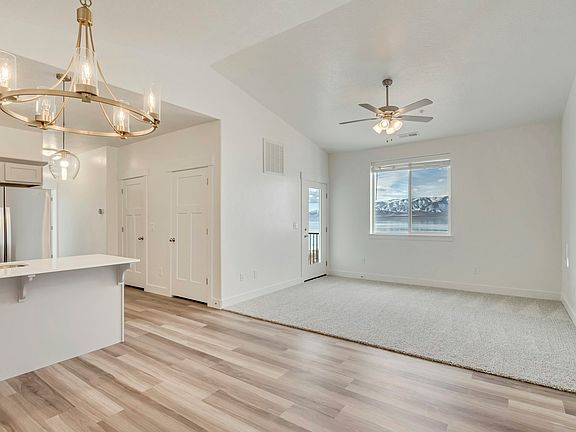 Living Room, Entry & Kitchen