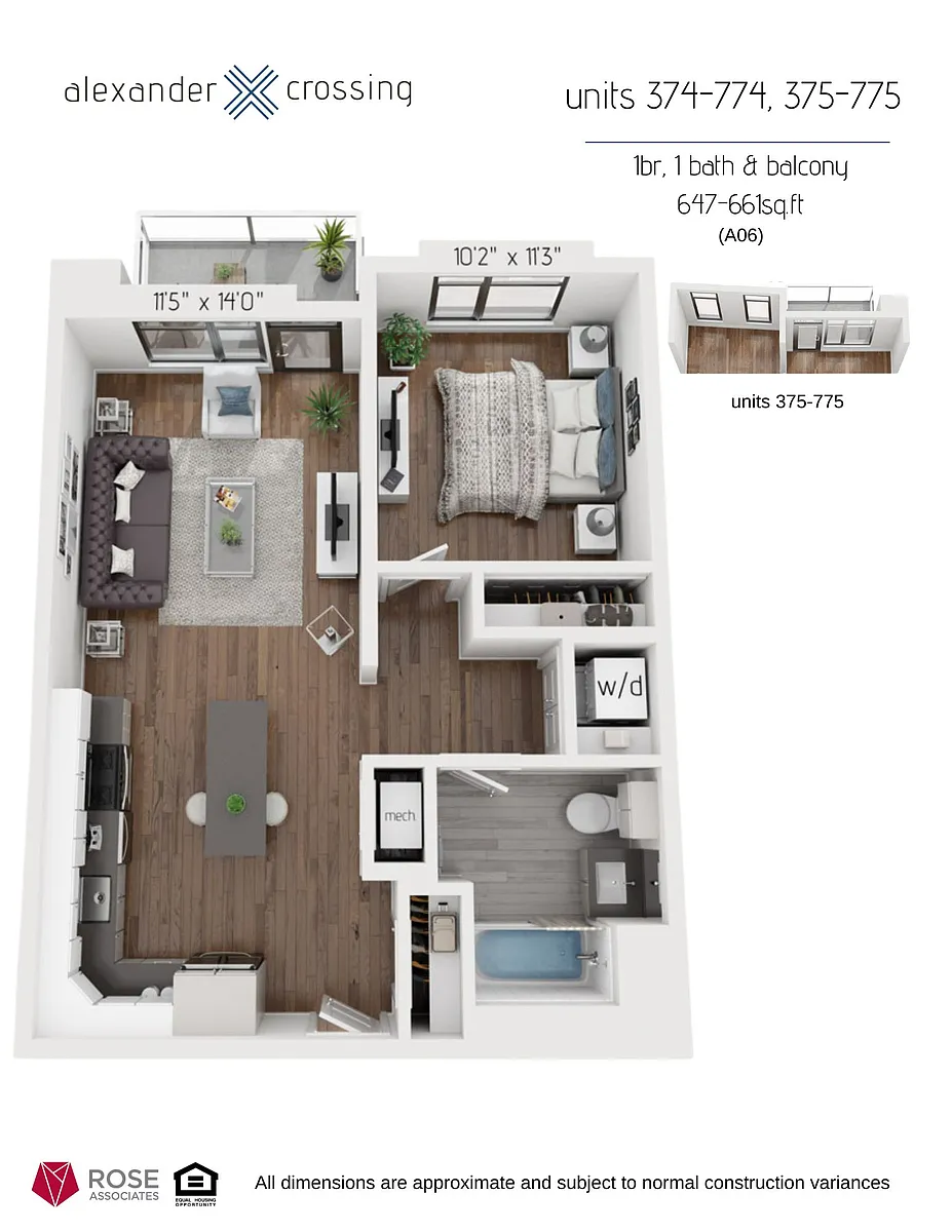 Floor plan A6
