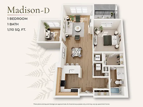 Floor plan Madison-D