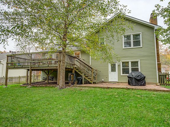 Large deck and patio
