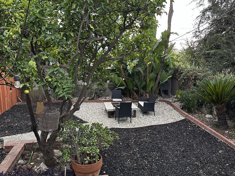 peaceful backyard