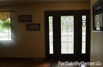 Front Door inside view
						:
						Beautiful beveled glass door with 2 side-lights.