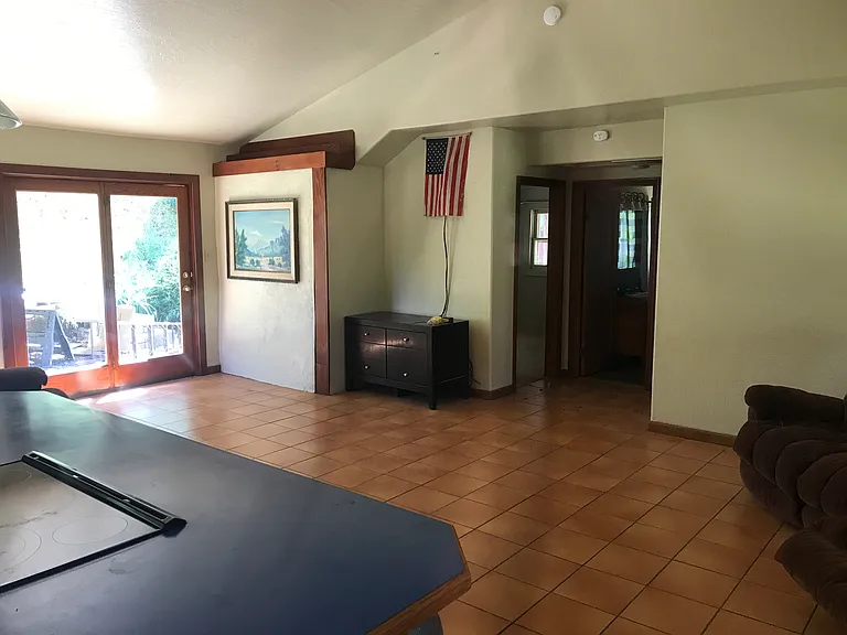 The Great room open to the kitchen area.