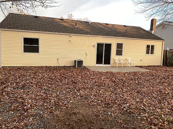 large concrete patio