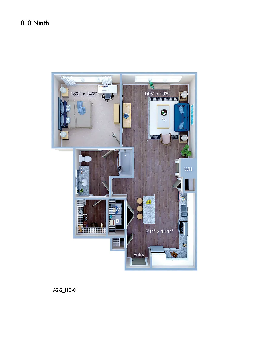 Floor plan A22