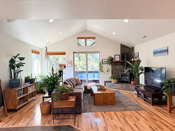 Living Room with Doors to Deck