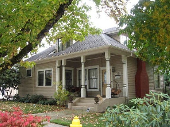 Early fall, front porch for sitting