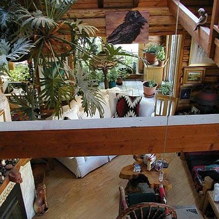 great room and sun room from