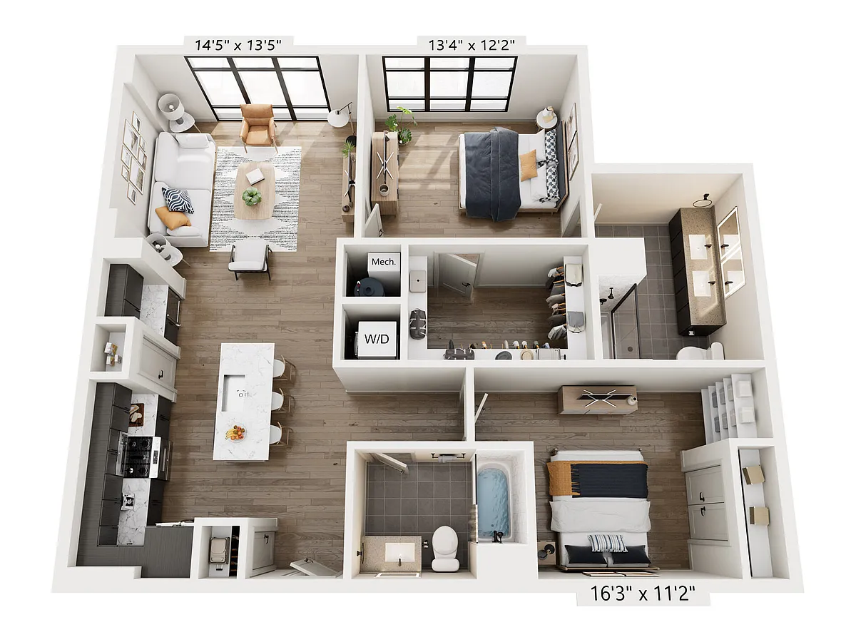 Floor plan Peony