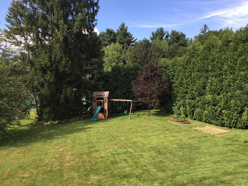 spacious, private backyard