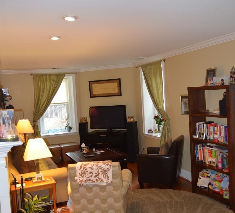 View of living room from dining room