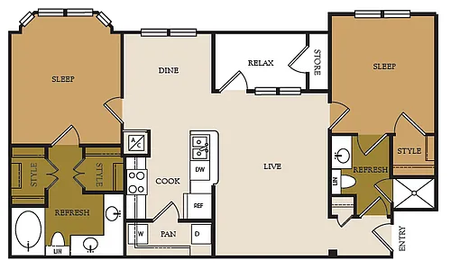 Floor plan B1