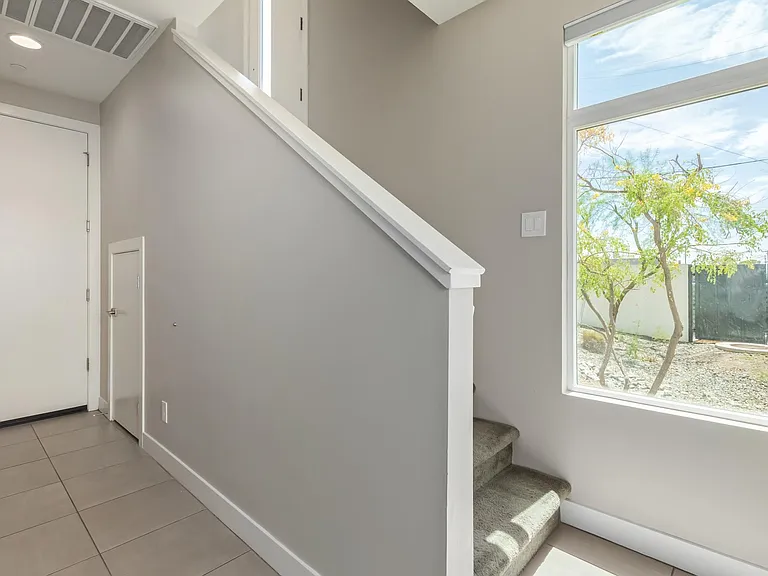 Tons of storage under the stairs