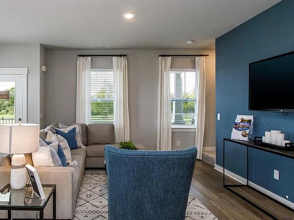 Living room looking out front of unit.